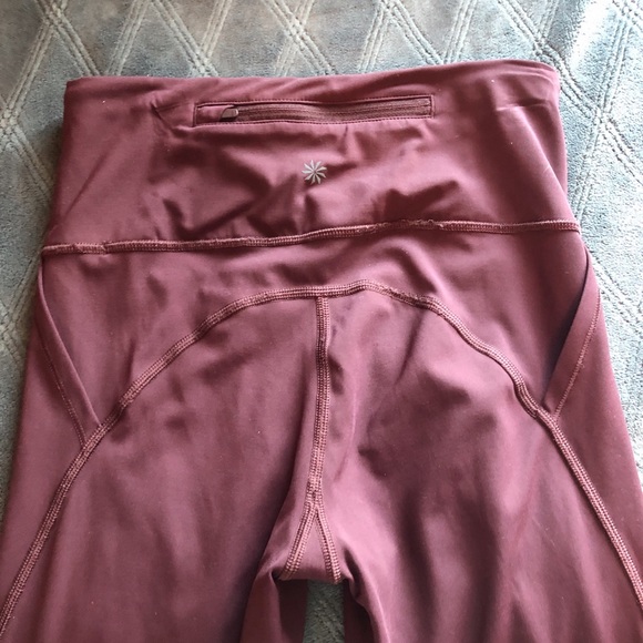 maroon athleta leggings - Picture 2 of 3
